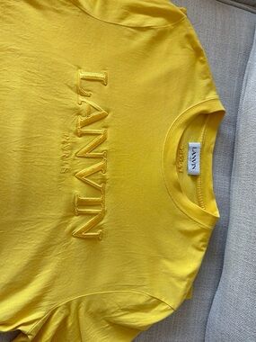 Lanvin Yellow Cotton Tee